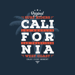 Obraz premium California Surf riders