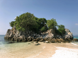 amazing small Indian ocean island Khai Nok in Phuket, Thailand