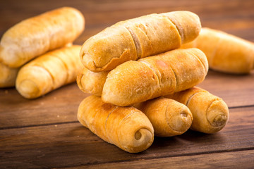 Venezuelan typical food, cheese stick tequeños