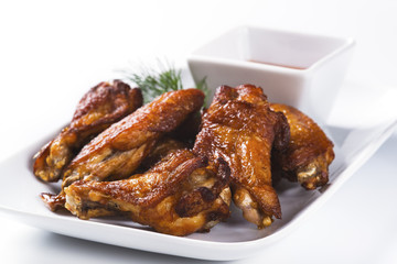 Grilled chicken drumsticks