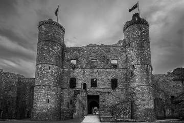 Mittelalterliche Burg - Wales