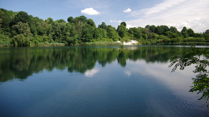 Kreidebergsee Lüneburg im Sommer