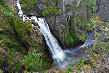 Obraz premium Voringsfossen Waterfall. Hordaland, Norway