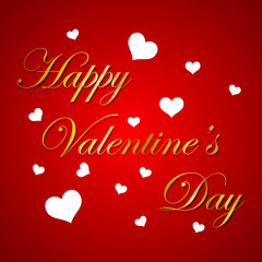 Happy Valentines Day Hand Drawing  Lettering design. Vector illustration