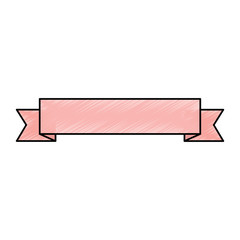 ribbon banner icon image vector illustration design 