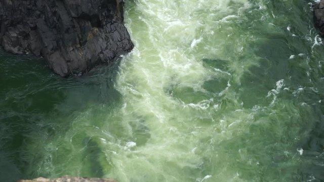 Kayak in wild water