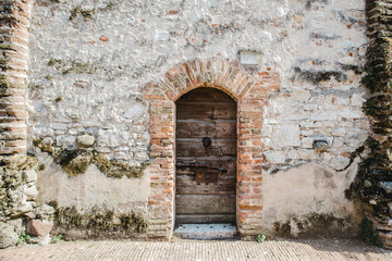 old door wood stone texture