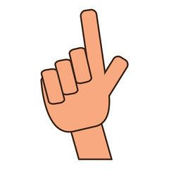hand pointing icon