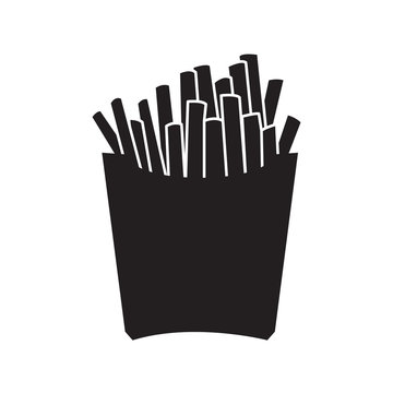 recommend clip art: French fries silhouette