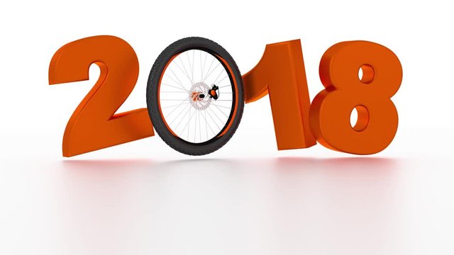 Bicycle Wheel 2018 in Infinite Rotation