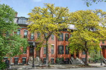Residential street in Boston - 188270470