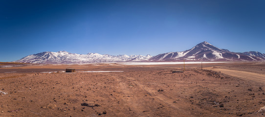 Eduardo Avaroa National Park - July 18, 2017: Landscape of Eduardo Avaroa National Park, Bolivia