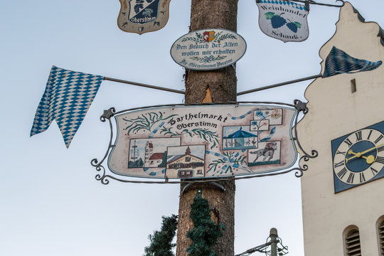 Schild Barthelmarkt