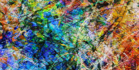 Colorful Abstract Painting © rolffimages