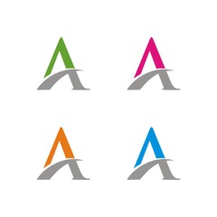 A logo initial letter design template vector illustration