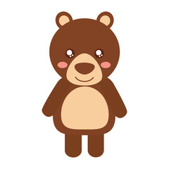 bear cute animal icon image vector illustration design 