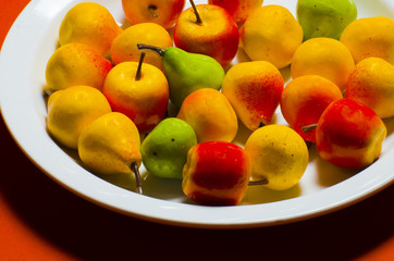 Apples and pears. A healthy lifestyle. Years. Spring