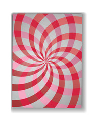 Swirling radial pattern background. Vector illustration for swirl design. Helix rotation rays.Double helix.