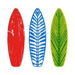 Set of Surfboard designs