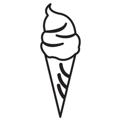 Ice cream outline