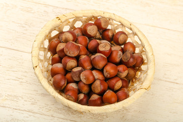Hazelnut heap