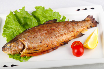 Grilled trout