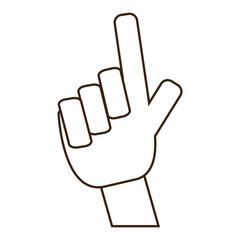 hand pointing icon