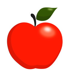 red apple vector, icon, illustration of a red apple 