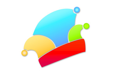 Carnival, colorful cap for carnival