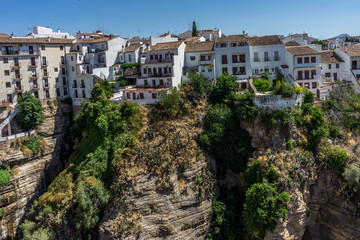 Fototapeta na wymiar A gorge in the city of Ronda Spain, Europe