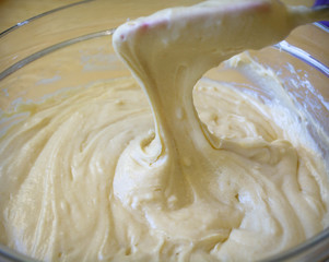 Mixing the dough