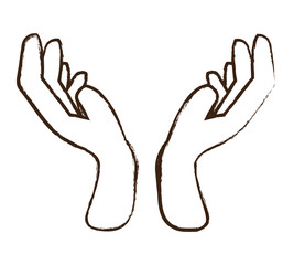 open hands icon