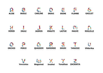 Logo collection, letters Template for your company