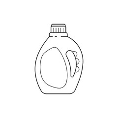 Icon line detergent bottle laundry liquid 