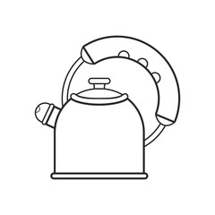 Icon line kettle with whistle