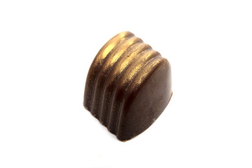 exclusive chocolate sweets isolated on the white