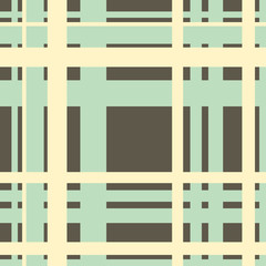cream green and grey gingham line background pattern