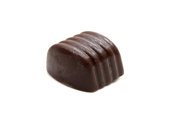 exclusive chocolate sweets isolated on the white