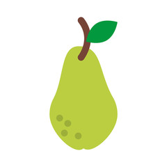 Pear fruit symbol icon vector illustration graphic design