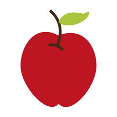 Apple fruit symbol icon vector illustration graphic design