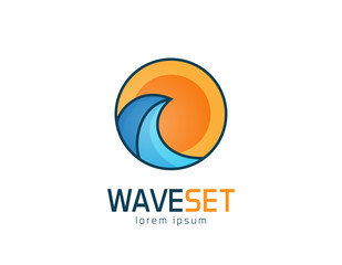 Wave sea logo