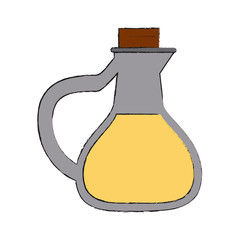 oil glass bottle icon vector illustration graphic design