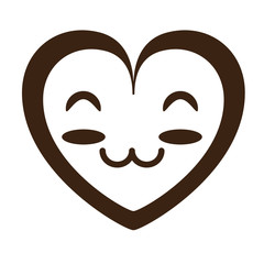 kawaii heart icon