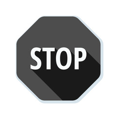 STOP Warning sign illustration