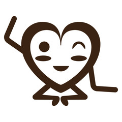 kawaii heart icon