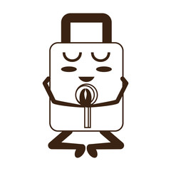 kawaii padlock icon image