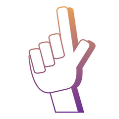 Obraz premium hand pointing icon