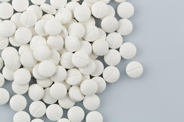 white tablets in abundance