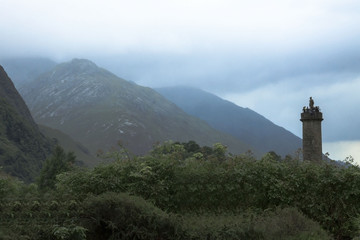 Glenfinnan Monument, Fort William and Lochaber, Scotland, United Kingdom. August 2016