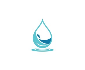 Water drop logo